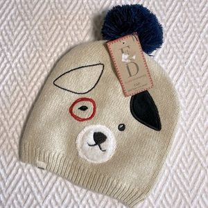 NWT Ellen Degeneres Winter Hat Dog Design